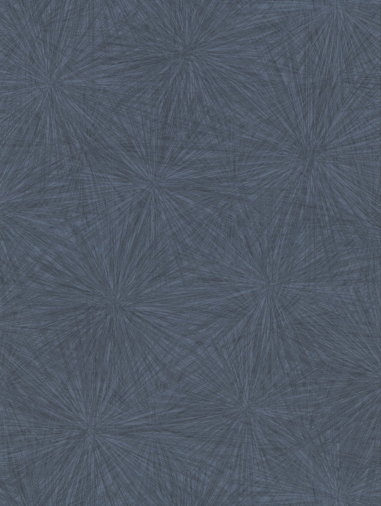 Majestic Denim Starburst Wallpaper with Modern Abstract Pattern - Warner 2945-1118