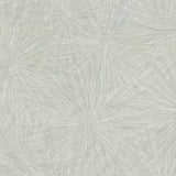 Majestic Light Green Starburst Wallpaper with Modern Abstract Pattern - Warner 2945-1123
