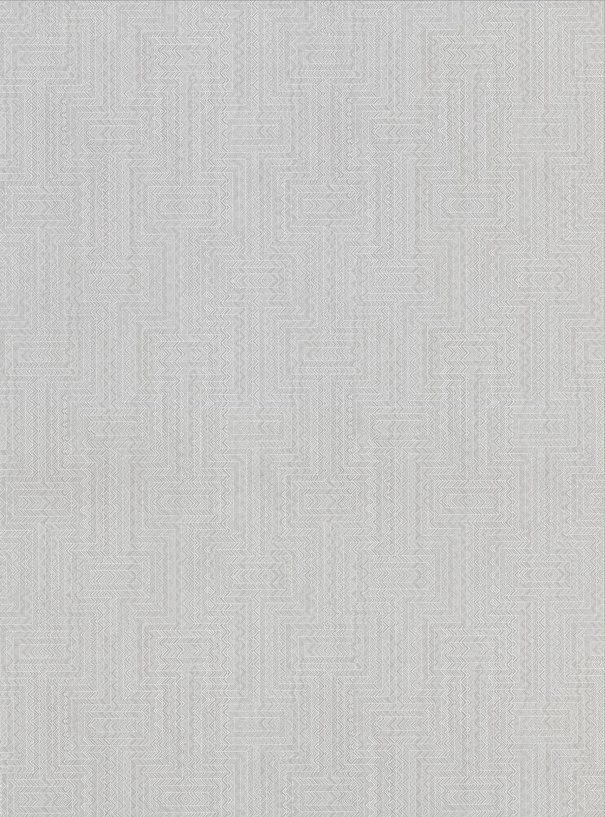 Greek Light Grey Key Wallpaper with Modern Distressed Geometric Texture - Warner 2945-2766