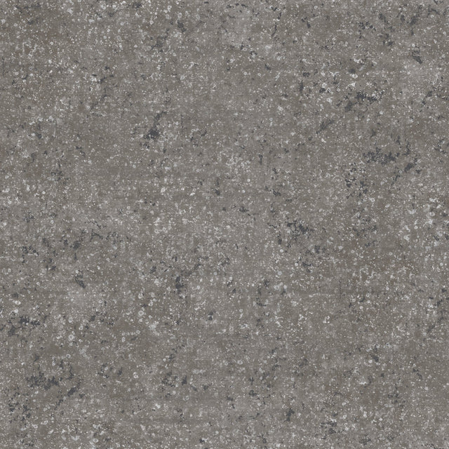 Travertine Dark Grey Patina Texture Wallpaper with Distressed Textures Motif - Warner 2945-2770