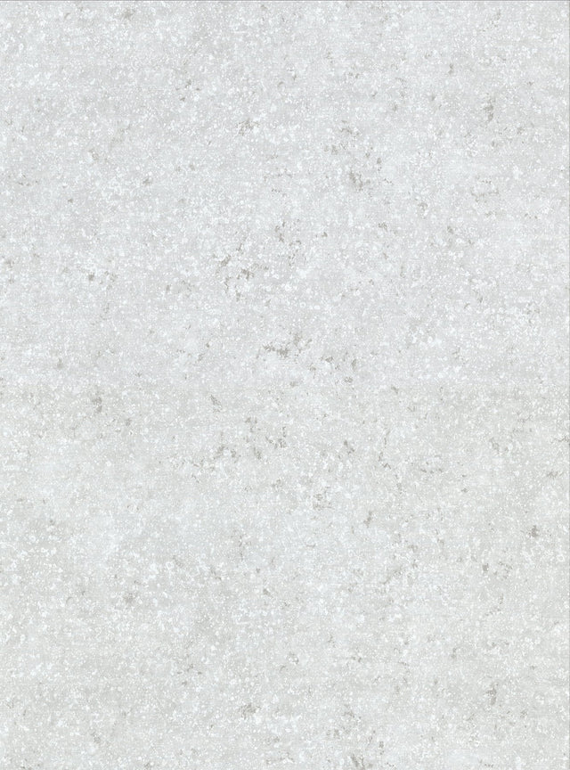 Travertine Light Grey Patina Texture Wallpaper with Distressed Textures Motif - Warner 2945-2771