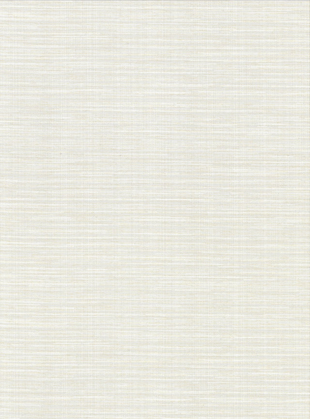 Bay Ridge White Faux Grasscloth Wallpaper with Traditional Texture Pattern - Warner 2945-2776