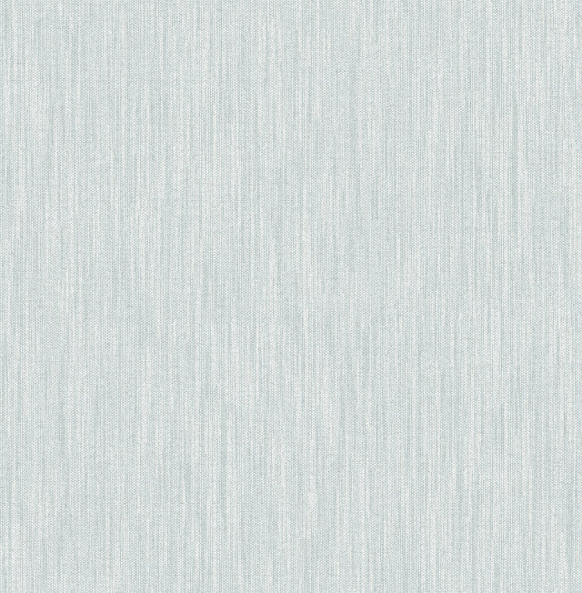 Chiniile Light Blue Linen Texture Wallpaper with Fabric & Woven Textures Pattern - A-Street Prints 2948-25287