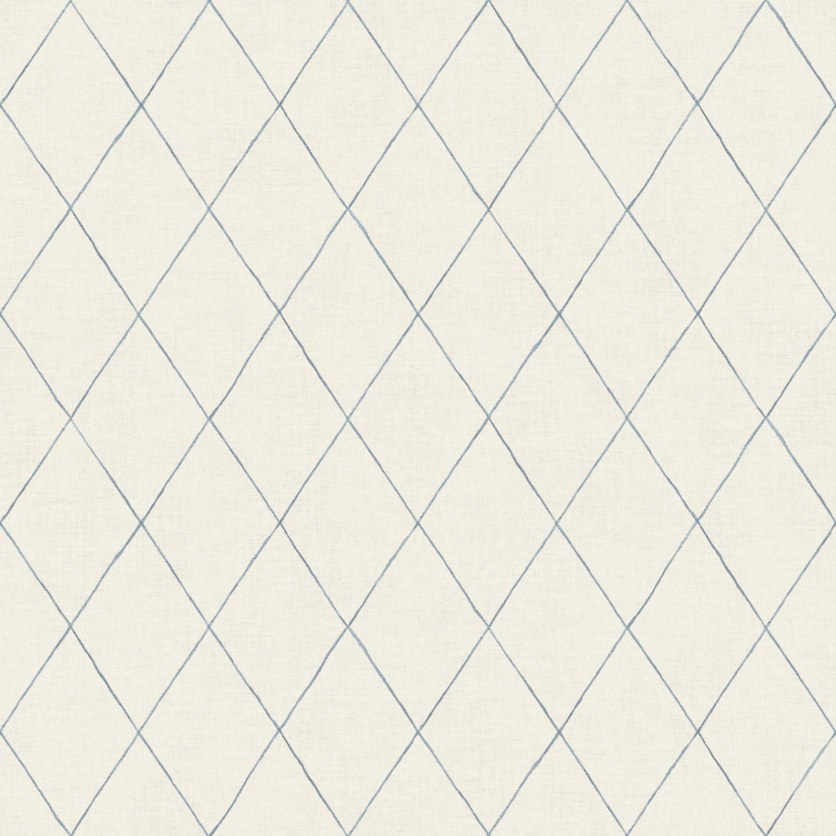 Rhombus Blue Geometric Wallpaper with Hand-Drawn Diamond Pattern - A?Street Prints 2948-27002
