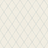 Rhombus Blue Geometric Wallpaper with Hand-Drawn Diamond Pattern - A?Street Prints 2948-27002