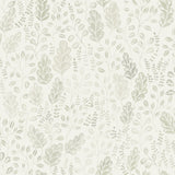 Isha Beige Leaf Wallpaper with Scandinavian Botanical Leaves Pattern - A-Street Prints 2948-27011