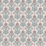 Aya Eggshell Floral Wallpaper with Scandinavian Botanical Flowers - A-Street Prints 2948-28007
