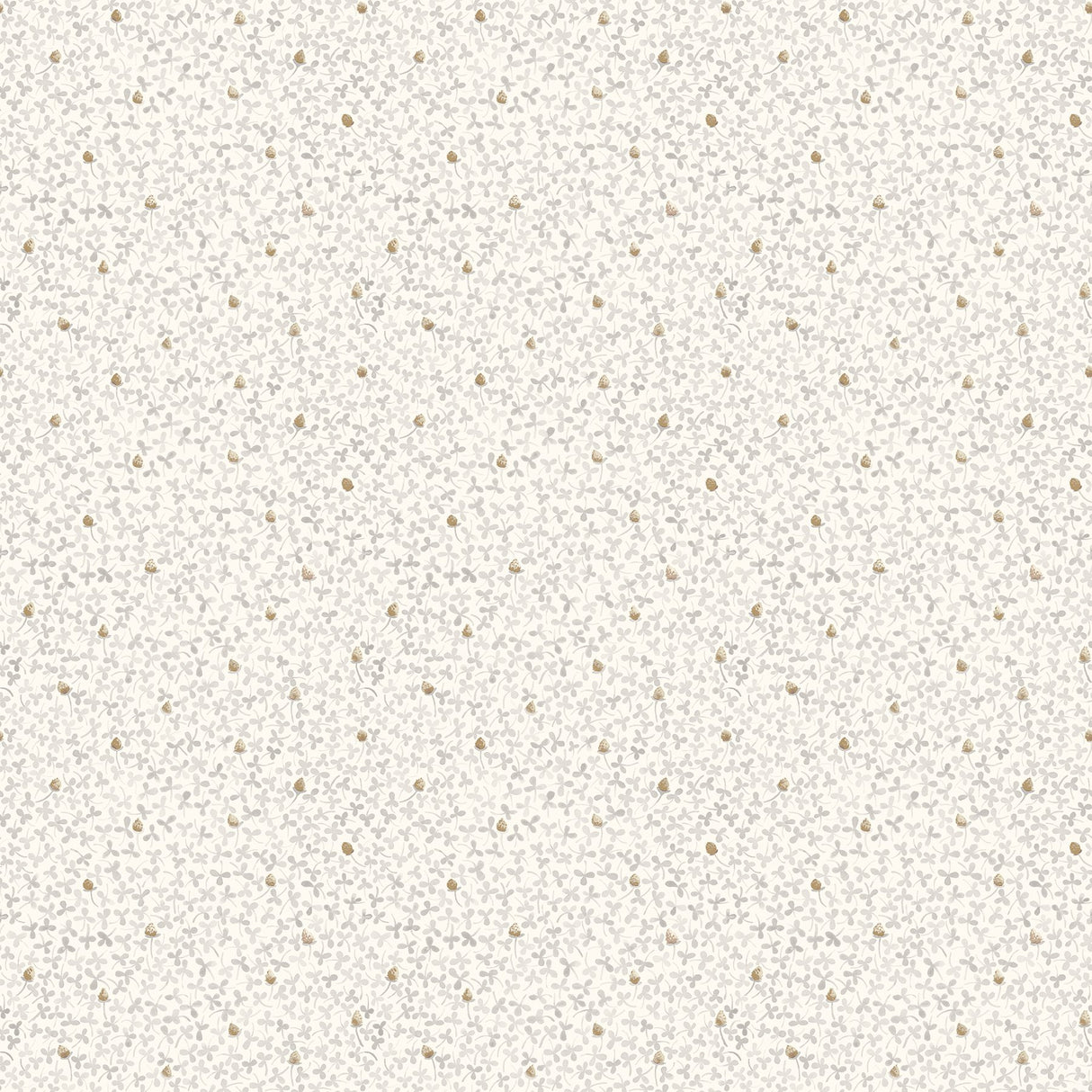 Lark White Botanical Wallpaper with Scandinavian Leaves Motif - Brewster 2948-28010