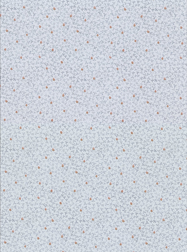 Lark Light Blue Botanical Wallpaper with Scandinavian Leaves Motif - A-Street Prints 2948-28011