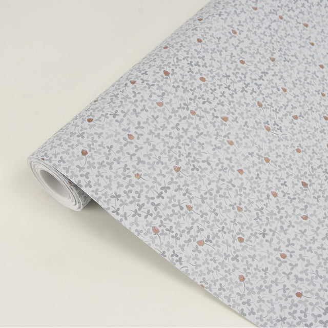 Lark Light Blue Botanical Wallpaper with Scandinavian Leaves Motif - A-Street Prints 2948-28011
