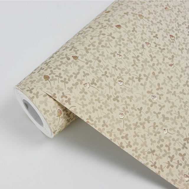 Lark Beige Botanical Wallpaper with Scandinavian Leaves Pattern - A?Street Prints 2948-28012