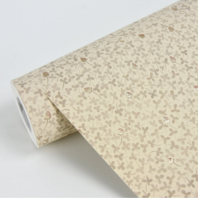 Lark Beige Botanical Wallpaper with Scandinavian Leaves Pattern - A?Street Prints 2948-28012