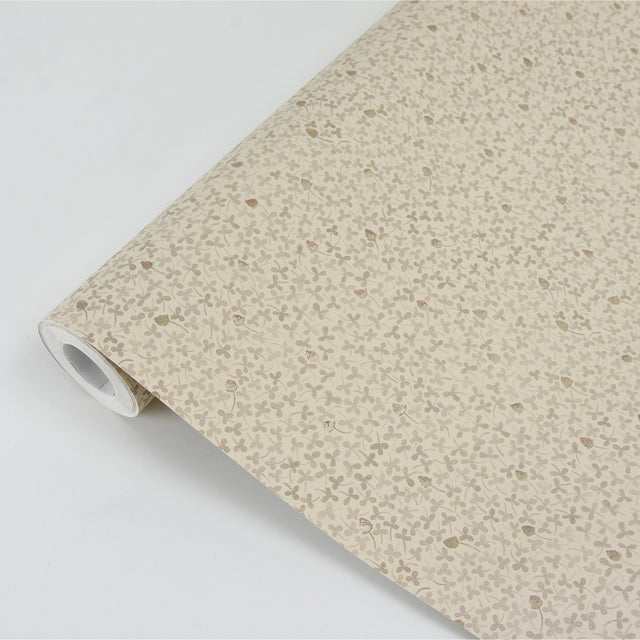 Lark Beige Botanical Wallpaper with Scandinavian Leaves Pattern - A?Street Prints 2948-28012