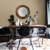 Lark Beige Botanical Wallpaper with Scandinavian Leaves Pattern - A?Street Prints 2948-28012