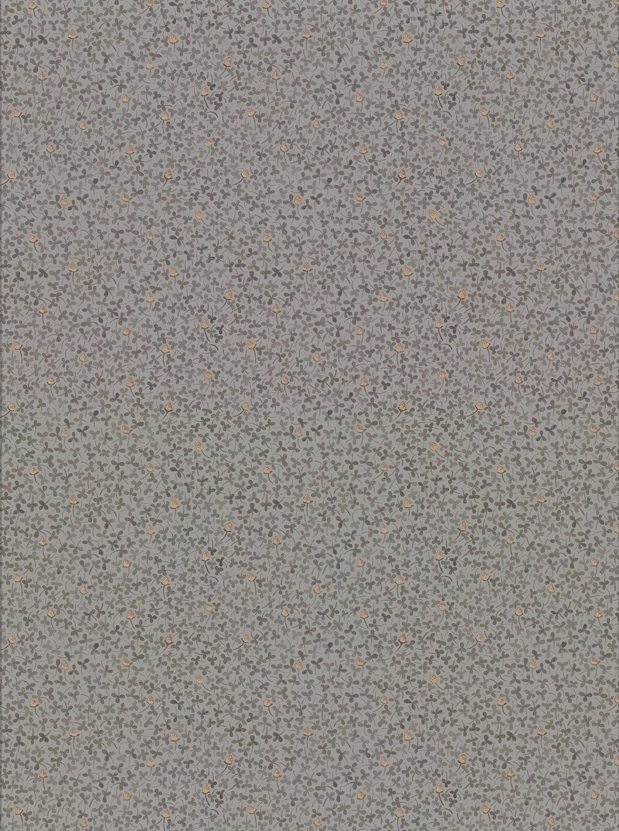 Lark Taupe Botanical Wallpaper with Scandinavian Leaf Pattern - Brewster 2948-28014