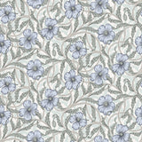 Imogen Light Blue Floral Wallpaper with Scandinavian Botanical Flowers Pattern - A-Street Prints 2948-28027