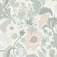 Anemone Light Grey Floral Wallpaper by A-Street Prints - MD33000