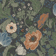Anemone Multicolor Floral Wallpaper by A-Street Prints - MD33003