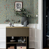 Pomona Green Fruit Tree Wallpaper with Eclectic Botanical Trees Motif - A-Street Prints 2948-33014