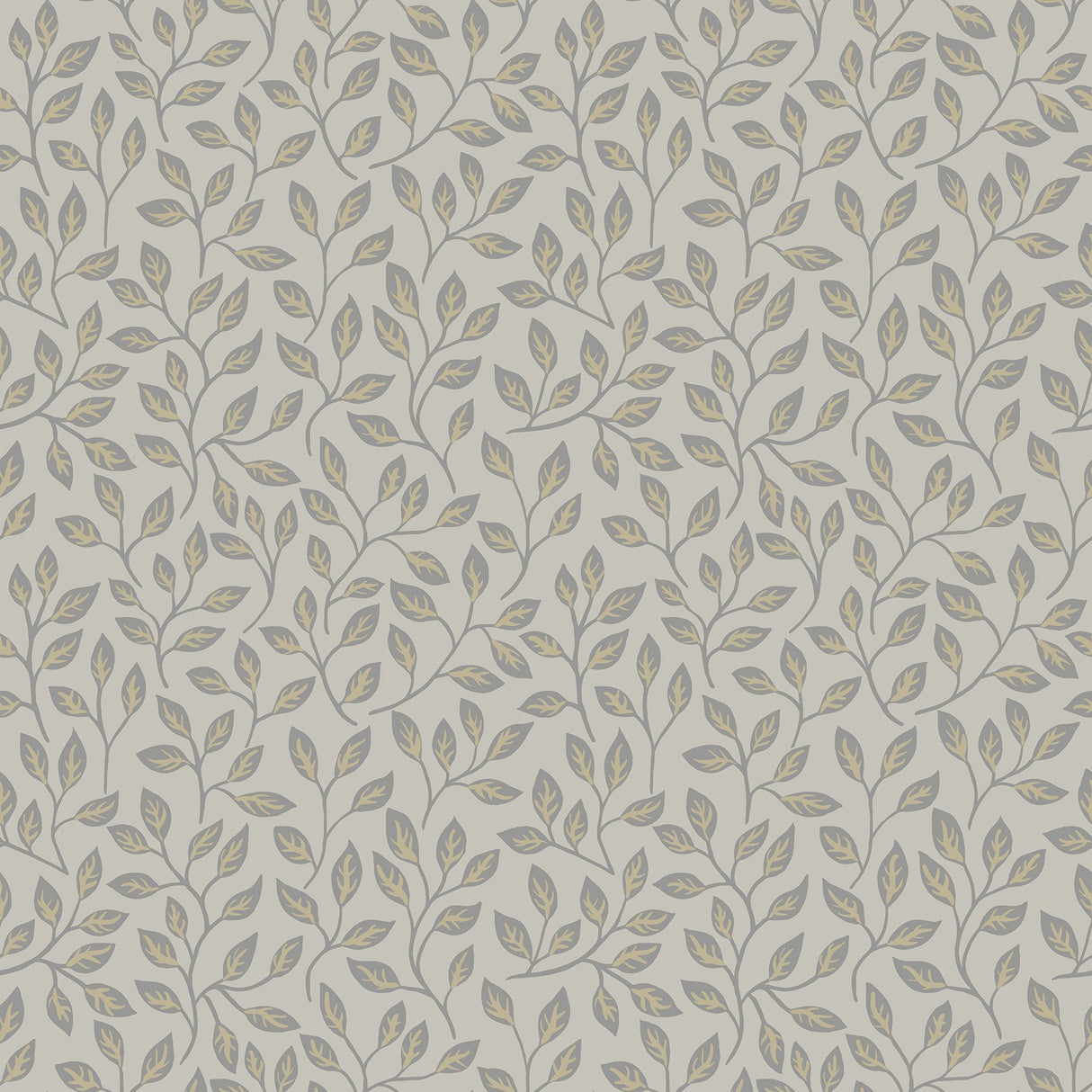 Posey Beige Vines Wallpaper with Botanical Leaf Motif, Scandinavian Unpasted Non Woven - A-Street Prints 2948-33016