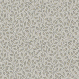 Posey Beige Vines Wallpaper with Botanical Leaf Motif, Scandinavian Unpasted Non Woven - A-Street Prints 2948-33016