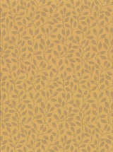 Posey Mustard Vines Wallpaper with Botanical Leaf Motif, Scandinavian Style - A-Street Prints 2948-33017