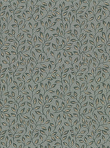 Posey Green Vines Wallpaper with Botanical Leaf Motif, Scandinavian Style - A-Street Prints 2948-33020