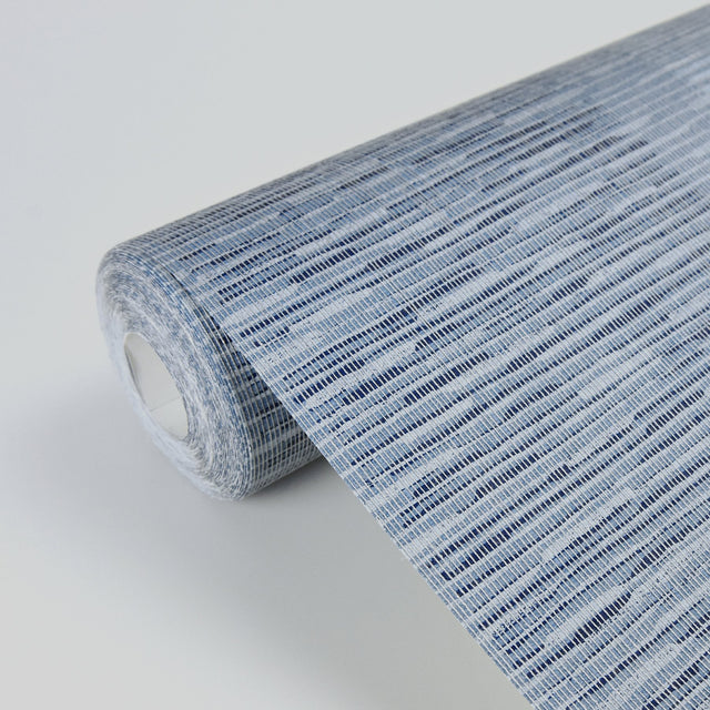 Pezula Blue Texture Stripe Wallpaper with Modern Abstract Stripe Pattern - A-Street Prints 2949-60102