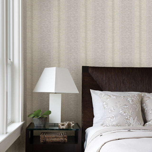 Pezula Beige Texture Stripe Wallpaper with Modern Abstract Stripes - A-Street Prints 2949-60108