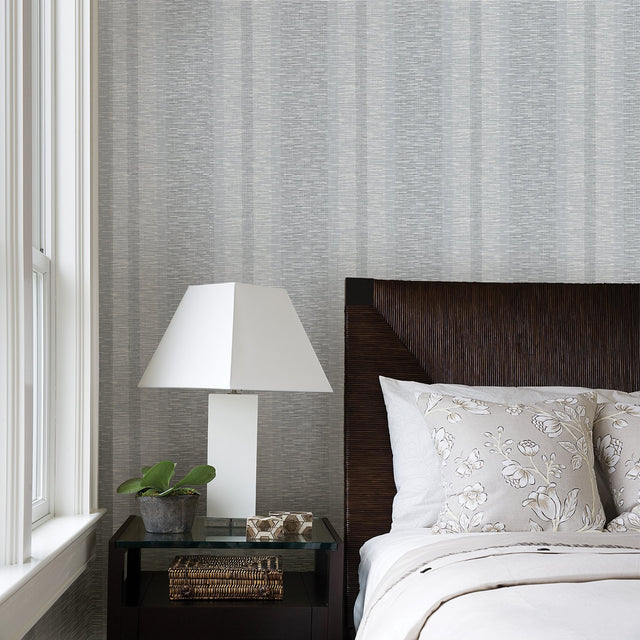 Pezula Slate Texture Stripe Wallpaper with Modern Abstract Stripe Motif - A-Street Prints 2949-60116