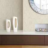Malawi Cream Leather Texture Wallpaper with Distressed Abstract Motif - A?Street Prints 2949-60205