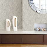 Malawi Light Grey Leather Texture Wallpaper with Distressed Textures Abstract Glam - A-Street Prints 2949-60208