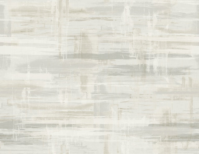 Marari Bone Distressed Texture Wallpaper with Modern Abstract Brushstroke Pattern - A-Street Prints 2949-60306