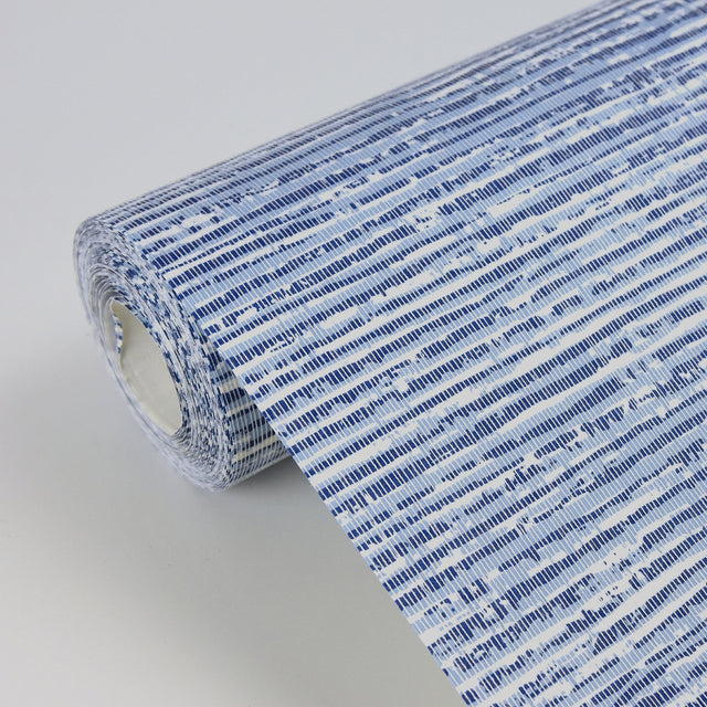 Vivanta Blue Textured Abstract String Wallpaper - A-Street Prints 2949-60402