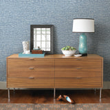 Vivanta Blue Textured Abstract String Wallpaper - A-Street Prints 2949-60402