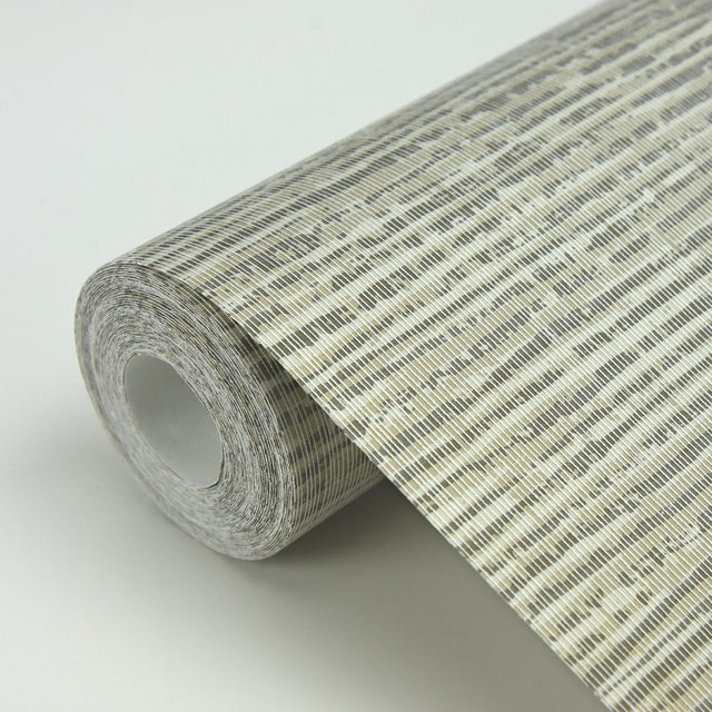 Vivanta Taupe Texture Wallpaper with Distressed Textures Stripe Motif - A-Street Prints 2949-60408
