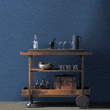 Vivanta Navy Distressed Texture String Wallpaper - A-Street Prints 2949-60412