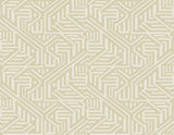 Nambiti Cream Geometric Textured Wallpaper with Bohemian Graphic Pattern - A-Street Prints 2949-60605