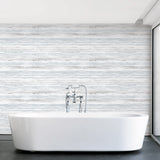 Sandhurst Light Grey Abstract Stripe Wallpaper with Modern Stripes Brushstroke Pattern - A-Street Prints 2949-60902