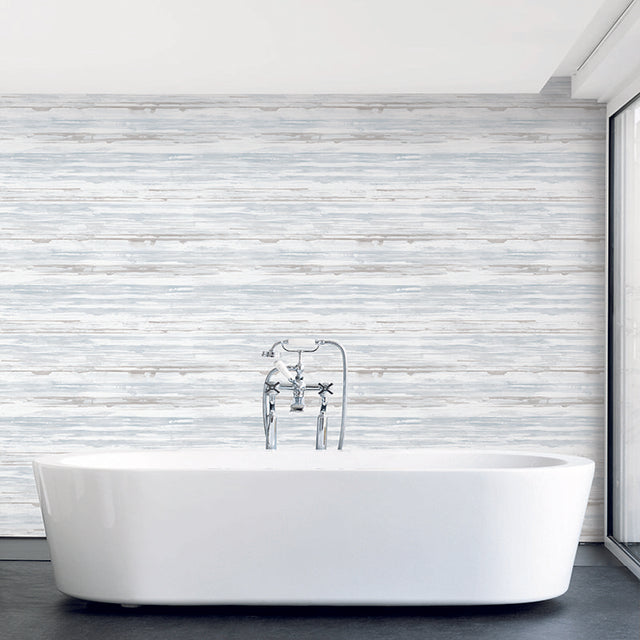 Sandhurst Light Grey Abstract Stripe Wallpaper with Modern Stripes Brushstroke Pattern - A-Street Prints 2949-60902