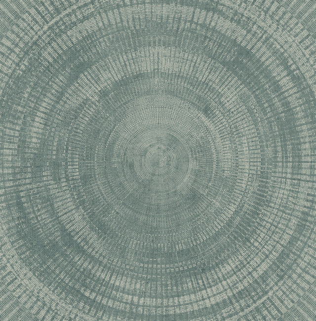 Lalit Teal Medallion Wallpaper with Bohemian Global Medallions Pattern - A-Street Prints 2949-61114