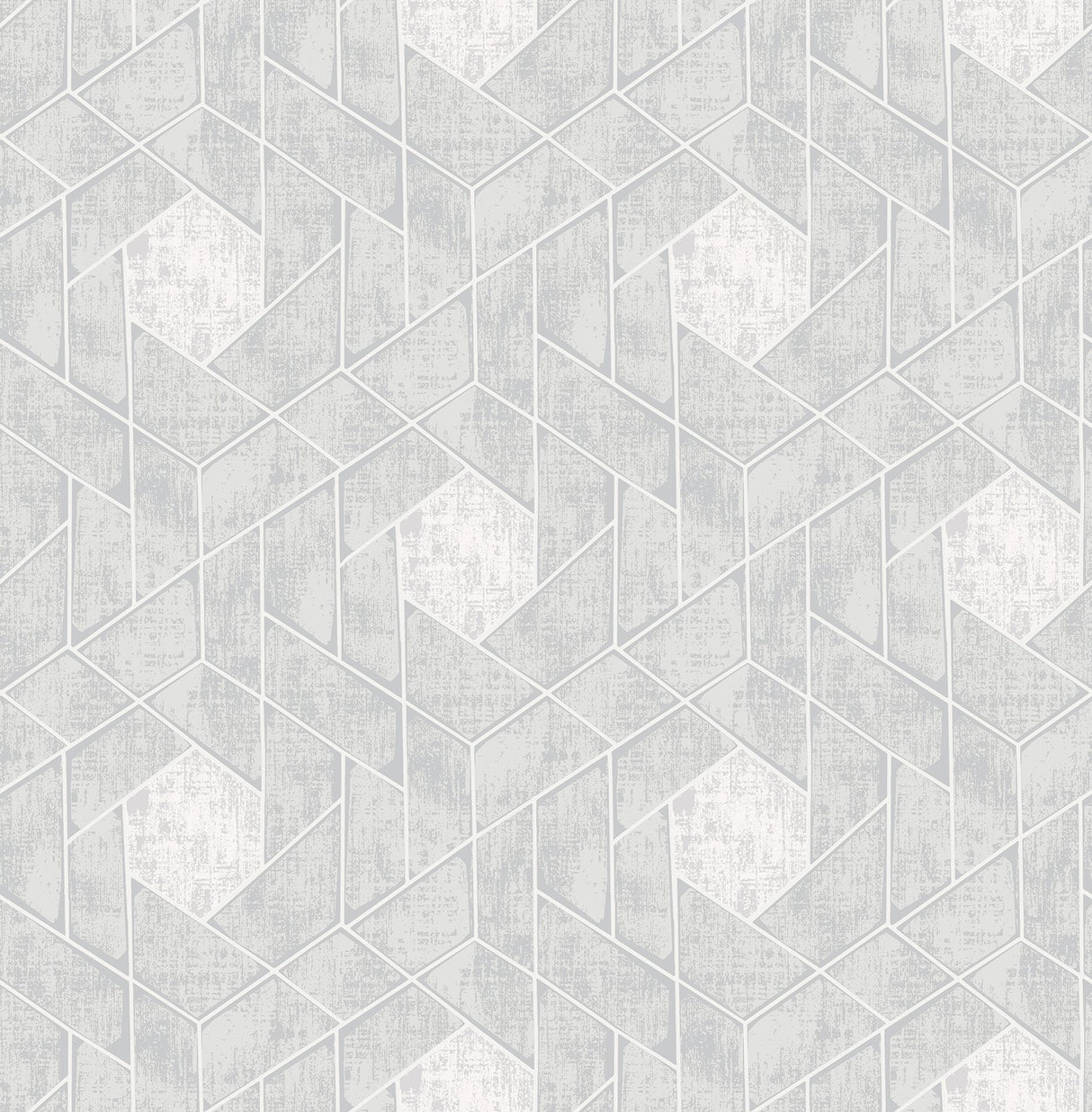 Granada Light Grey Geometric Wallpaper with Modern Graphics Pattern - A-Street Prints 2964-25902