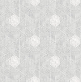 Granada Light Grey Geometric Wallpaper with Modern Graphics Pattern - A-Street Prints 2964-25902