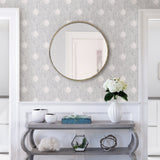 Granada Light Grey Geometric Wallpaper with Modern Graphics Pattern - A-Street Prints 2964-25902