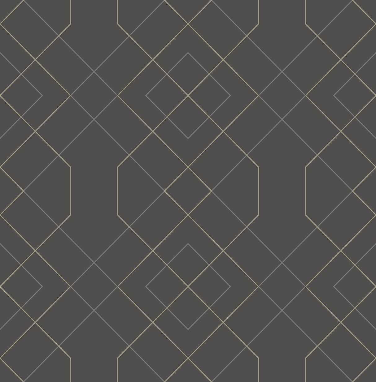 Ballard Grey Geometric Wallpaper with Modern Abstract Linework - A-Street Prints 2964-25912