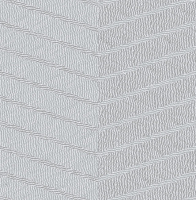 Aspen Grey Chevron Wallpaper with Textured Abstract Chevron Pattern - A?Street Prints 2964-25920