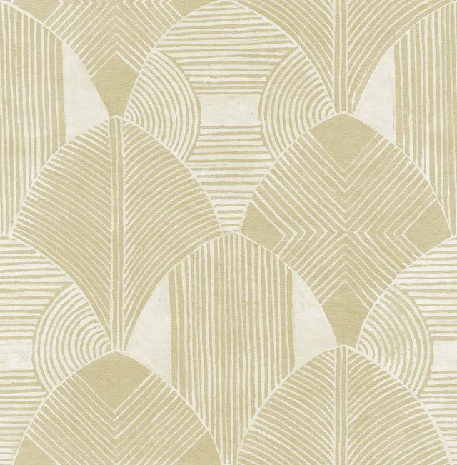 Westport Coffee Geometric Wallpaper with Abstract Aztec-Inspired Bohemian Pattern - A-Street Prints 2964-25927