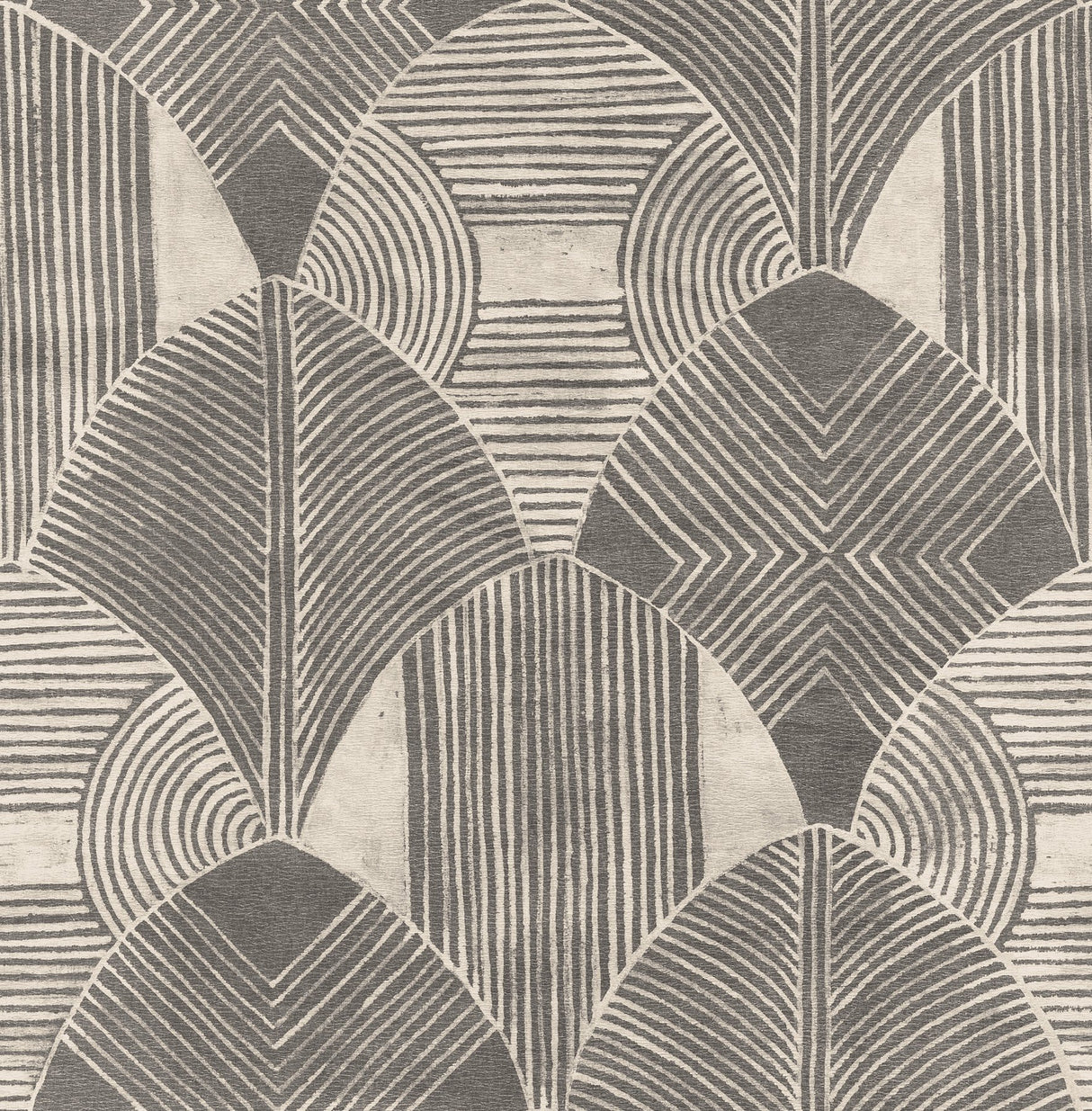 Westport Charcoal Geometric Wallpaper with Bohemian Abstract Aztec Pattern - A-Street Prints 2964-25928