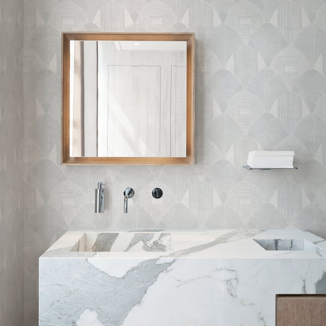 Westport Dove Geometric Wallpaper with Abstract Bohemian Pattern - A-Street Prints 2964-25930