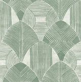 Westport Green Geometric Wallpaper with Abstract Aztec-Inspired Pattern, Bohemian Style - A-Street Prints 2964-25932